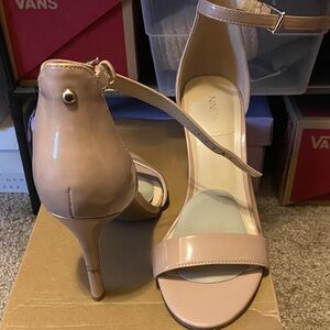 Nine West Women's Nude Heeled Sandals